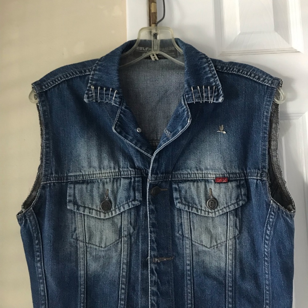 Vintage denim vest